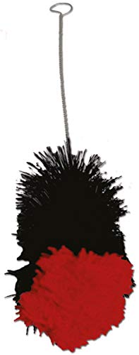 bong-discount Bong-Zubeh?r: Reiniger und B?rsten | 470 x 90 mm | Nylon-Borsten, Draht, schwarz/rot | Flaschen-B?rste…