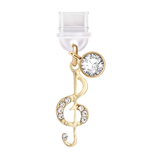 Port de charge anti-poussière Type-C ELISE & FONDA protège-connecteur strass cristal