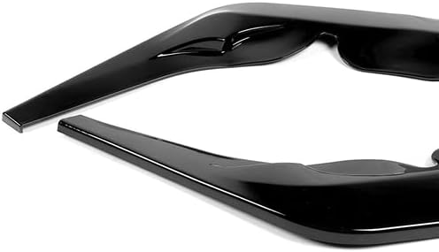 3 Pieces Front Bumper Lip Spoiler Splitter Side Body Kit Trim Protection Compatible with 2019-2026 Toyota Supra A90, 2020 2021 2022 2023 2024 2025(Painted Black)