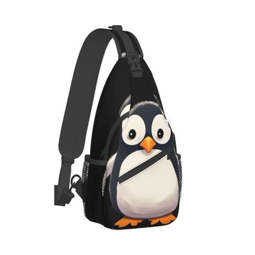 Sling Bag para hombres y mujeres con diseño Pinguino miniatura 2