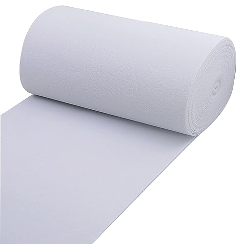 Alfombra blanca para pasillo de bodas de textura premium con 2 mm de grosor resistente