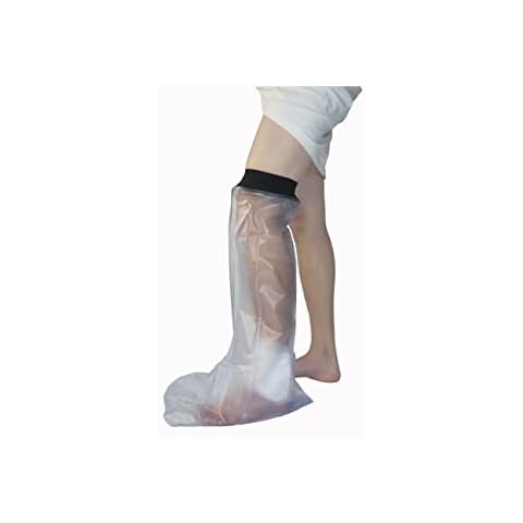 Waterproof Full Leg Protectors Cast and Dressing Cover,Cast Protector for Leg Sleeve and Bandages & Plasters Dry,Reusable with a Watertight Seal-Full Leg Cover