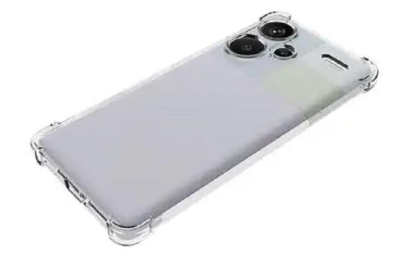 Image of BOXXO Flexible Back Cover for Mi Redmi Note 13 Pro Plus 5G | Back Cover Transparent Clear Shockproof Case Four Corner Protection | Slim Protective Mobile Phone Cover for Redmi Note 13 Pro Plus