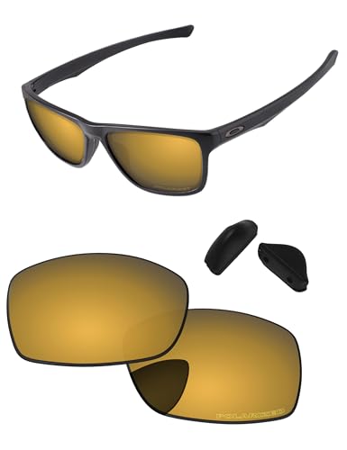 Image of Replacement Lenses & Nose Pieces for Oakley Holston OO9334 Sunglass - Precision Fit, UV Block & Impact Resistant