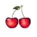 VOSAREA Ornements Créatifs de DéCoration de Bureau de Maison de Cerise de Cristal Rouge Ornements Daccessoires de Photographie