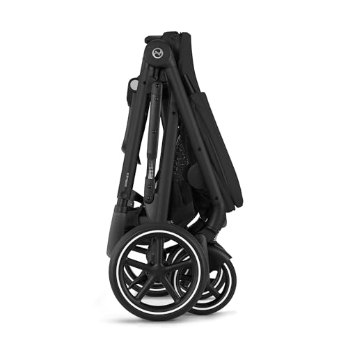 CYBEX Poussette Gold GAZELLE S, De la naissance à environ 4 ans, Max. 22 kg (mode simple) / 2x 22 kg (mode Duo), Système tout-en-1 avec 20+ configurations, Noir lune – Image 5