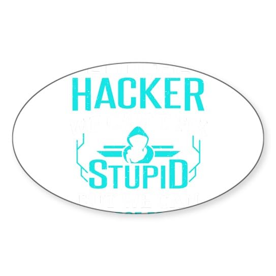 CafePress Cybersecurity Computer Hacking Ethical Hac Sticker Oval Car Bumper Sticker