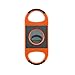 H-Steel 58 Gauge Hardened Steel Cigar Cutter with Pouch (Orange/Black)