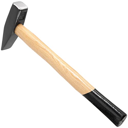 Mahiong 2 Pcs 1.1 Lbs 500G Blacksmith Hammer With 12" Wood Handle, Cross Pein Hammer Sheet Metal Framing Hammer For Machinist Engineers Tinners #TOP5