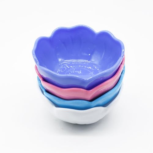 Tazón plástico profesional floral para mascarillas faciales miniatura 4