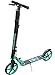 RAVEN Scooter, Roller, Tretroller, Kinderroller, Cityroller Straight 200mm mit Handbremse (Black/Mint)