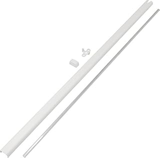 ABUS Zestaw drążków FOS/FSA - drążki ryglujące do zabezpieczeń okien FOS550/A, FOS650/A i FSA3550-75 i 118 cm długości - 71244 - zestaw 2 szt. - srebrny