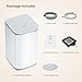 HAVA Portable Washing Machine, 0.8 Cu. Ft. Capacity Mini Washer & Spin Dryer, Fully Automatic with 8 Wash Programs, Hot Wash Options & Upward Drainage, Space Saving for Apartments, Dorms, and RVs