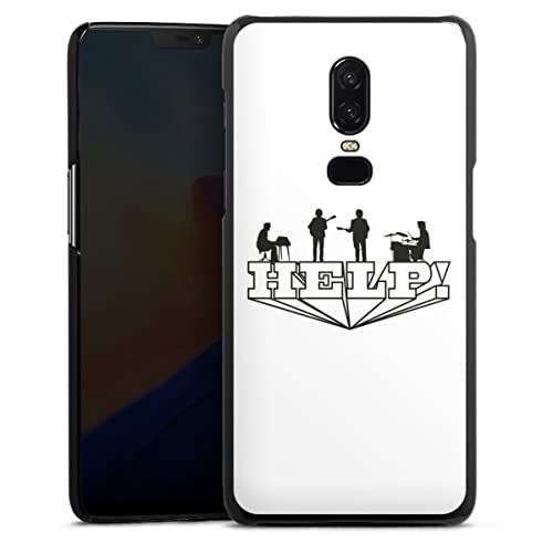 DeinDesign Coque Compatible avec OnePlus 6 Étui Housse The Beatles Help! Rock ‘n’ Roll - Les Beatles, Paul McCartney, John Lennon, RIngo Starr, George Harrison DeinDesign Coque Compatible avec OnePlus 6 Étui Housse The Beatles Help! Rock 'n' Roll