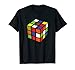 Rubix Cube Speed Cuber Puzzle Master Matematica Colorato Gioco Maglietta