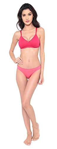 Image of Laavian Women's Cotton Non Padded Non-Wired Regular T-Shirt Bra