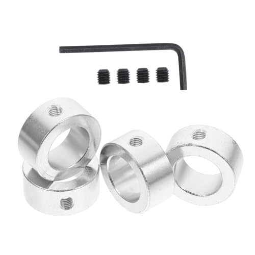 Homoyoyo 1 Set Steel Shaft Collar with Spanner for Shafts Durable Locking Ring Kit for Automotive and Motor Assembly Applications