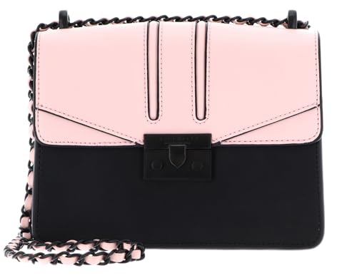 Sac crossbody Sandby Pink Black Seidenfelt en cuir rose et noir pour vos sorties urbaines