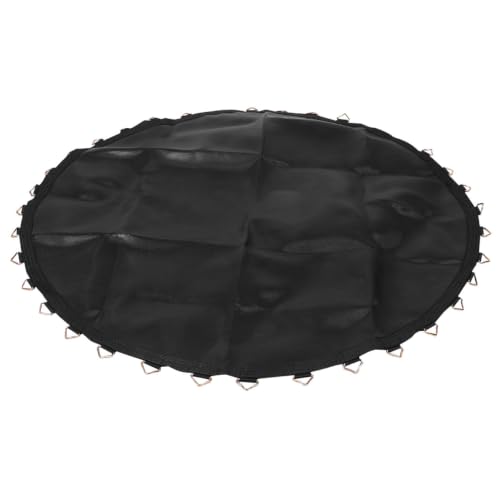 Lona de salto para trampolín redondo con 36 ganchos en V de material PP negro resistente