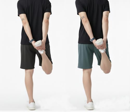 Image of DESNUDA Men Solid Sports & Running Shorts, Gym Shorts for Male Casual Shorts with Two Zipper and Drawstring Closure with Elastic (Pack of 2)