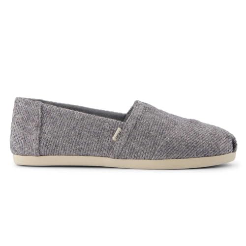 Image of TOMS - Womens Alpargata Espadrille, Color ULT Gry Sparkle Knit, Size: 7.5 B(M) US