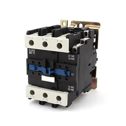CJX2-8011 220V Coil 75mm DIN Rail Mount 3 Pole AC Contactor