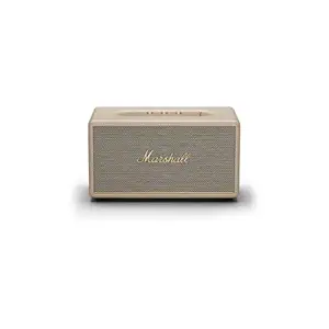 Marshall Stanmore III Wired Connectivity Home Speaker with Bluetooth 5.2 & RCA or 3.5mm Input - Cream