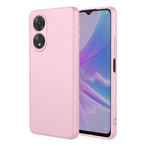 SEAHAI Case for OPPO A17 / OPPO A17K, Ultra Thin Silky-Soft Touch Liquid Silicone Phone Cover with Shockproof Airbag Design