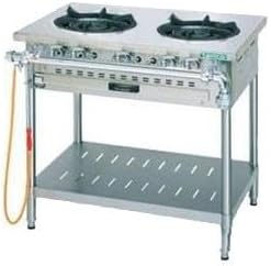 J-TGT-90-2 タニコー コンロ 2口テーブル 幅900奥600高800 J-TGT-90-2-LPG
