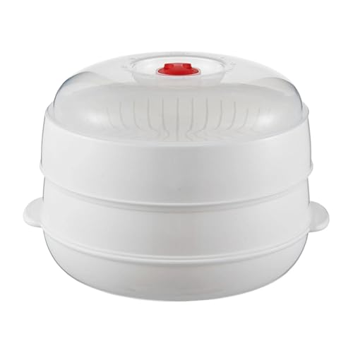 F Fityle Vaporiera per microonde Pentole per microonde Resistenti al calore Contenitore per la cottura a vapore versatile per alimenti Cuocitore per cucinare