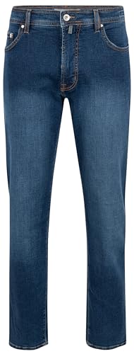 Pierre Cardin Deauville - Jean stretch pour homme coupe droite - Denim confortable, style classique, 42W / 32L