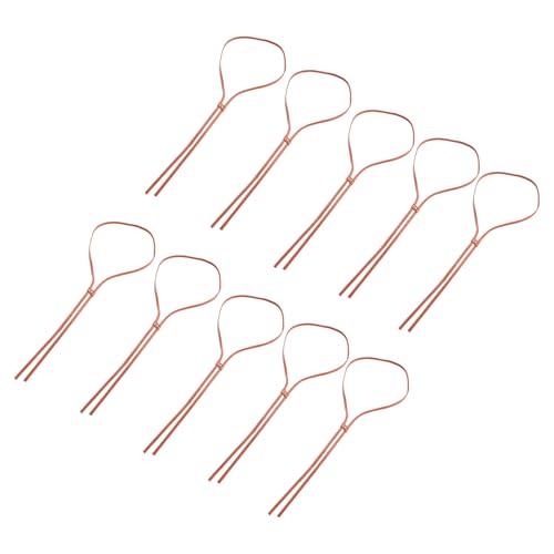 Pack of 10 Hat Craft Ropes Hat Strings PU Cord for Easy Customization of Straw Hats Crafting Project Hat Making Kits