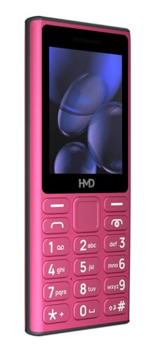 Image of HMD 105 4G Keypad Phone with YouTube, Built-in UPI App, Phone Talker, Long-Lasting Battery, Type - C, Wireless FM Radio | Pink