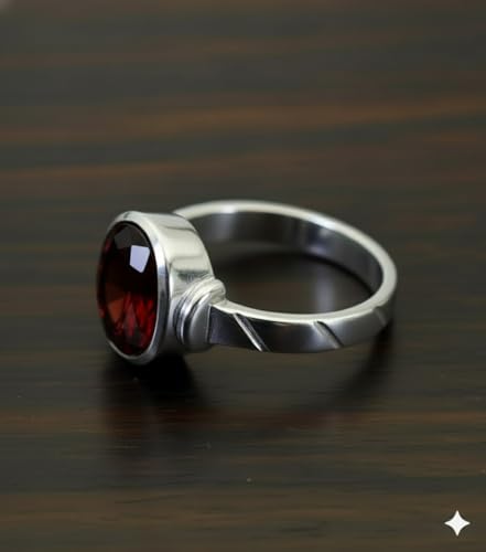 Image of 55Carat Choose Your Color Natural Gemstone Sterling Silver Statement Rings Oval Shape Handmade Sizes 5-12