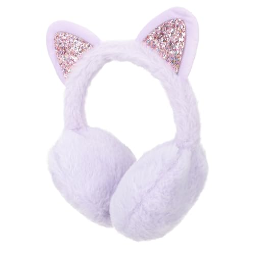 Adorable Cat Ear Plush Winter Ear Muffs Comfortable for Cold Weather for Boys and Girls and Adults Heat Protection for Outdoor Activities