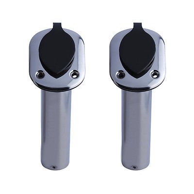 90 Degree Angled Boat Rod Rack Stainless Steel 90 Degree Flush Mount Fishing Rod Holder For Boats - Kayak, Pontoon, Yacht Accessory With Drain Holes Stainless Steel Fishing Rod Holder 90 Degree Angled Boat Rod Rack Stainless Steel 90 Degree Flush Mount Fishing Rod Holder For Boats - Kayak, Pontoon, Yacht Accessory With Drain Holes Stainless Steel Fishing Rod Holder