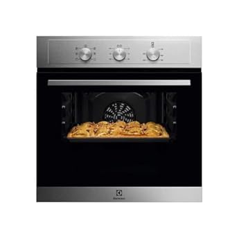 Foto di Electrolux Serie 300 Forno da Incasso Multifunzione, Capacità 58 L, EOH2H00BX, Funzione Grill, Aqua Cleaning, Contaminuti, Classe A, 590x594x560 mm, Acciaio Inox Antimpronta