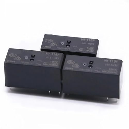 Relais HF115F JQX-115F 24V 16A 6 broches pour carte électronique PCB