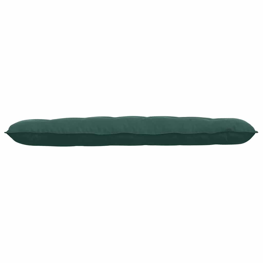 Poduszka na oparcie, ciemnozielona, 160 x 50 cm, sztruksowy materiał z wypełnieniem poliestrowym, ergonomiczna poduszka podpierająca do biura, na sofę, łóżko i fotel, podparcie lędźwiowe