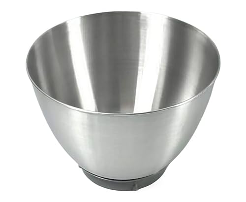 Bol mixeur en acier inoxydable le bol Prospero compatible avec Kenwood KHC29, for bol de mélange KHC29, accessoires for robot culinaire, pièces de rechange...