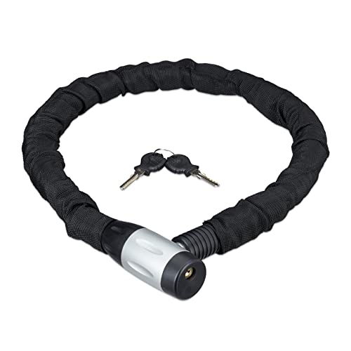 Chaine anti-vol 100 cm long cadenas robuste pour sécurité vélo urbain et moto légère