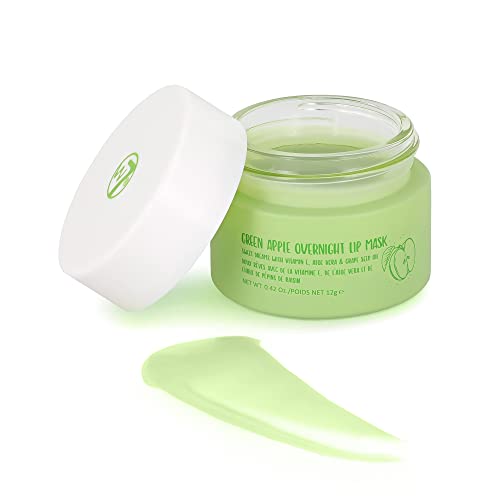 W7 Sweet Dreams Grüner Apfel-Lippenschlafmaske - Vitamin E, Aloe Vera und Traubenkernöl - für hydratisierte, volle & unwiderstehliche Lippen