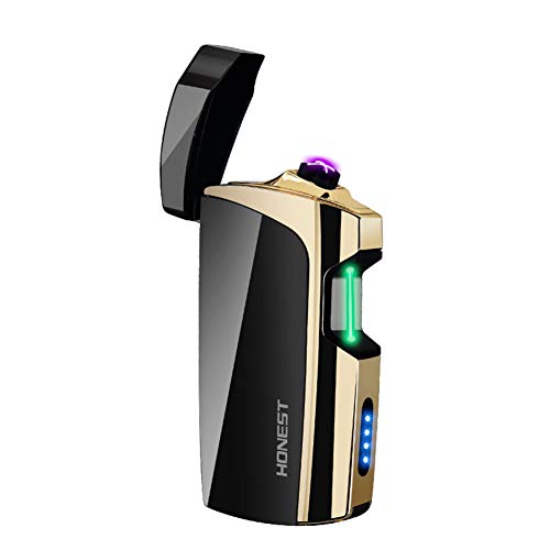 Allume-cigare électrique USB rechargeable briquet double arc tactile