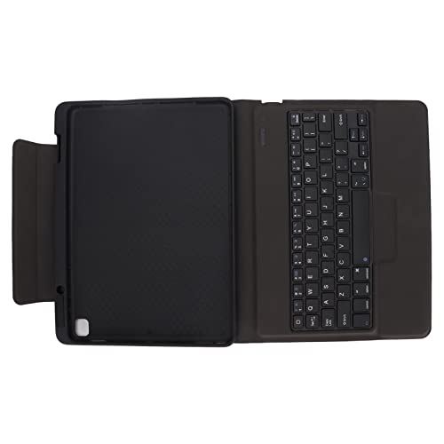 SUNGOOYUE Funda para Tableta, Funda Protectora de Cuero con Soporte Multivista y Ranura para Bolígrafo, Compatible con Tableta iOS de 10,2 y 10,5 Pulgadas (Black)