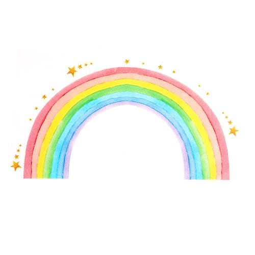 LUTER Large Rainbow Wall Decal