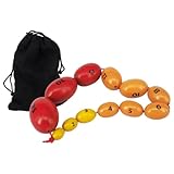 LSOAARRT Ochidomètre Prader en bois, boules Prader, chapelet endocrinien pour mesurer l'...