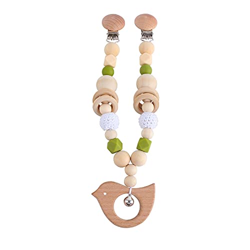 Cadena de Coche Infantil de Madera Juguetes de Coche Infantil, Cadena de Coche Infantil de Madera Juguetes Infantiles para niñas, Juguetes y Regalos Infantiles, Colgante Cochecito Infantil