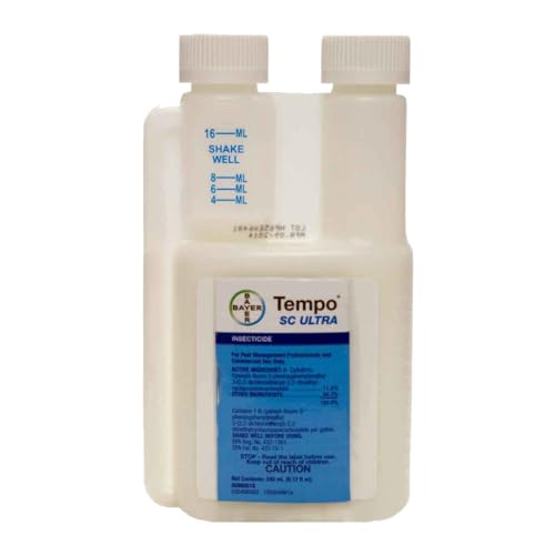 Tempo SC Ultra by Bayer: Broad-Spectrum Insecticide 11.8% Beta Cyfluthrin for Fast Knockdown & Long-Lasting Control 240ml.