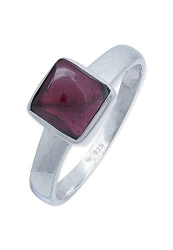 Anello argento 925 con pietre preziose granato