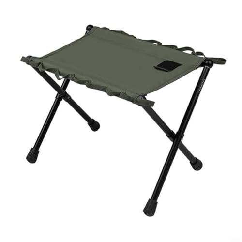SMZhomeone hopfällbar pall multifunktionell lätt hopfällbar stol för camping och konsertentusiaster (grön)
